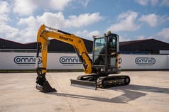 2026 Shantui SE36SR mini excavator, side profile view