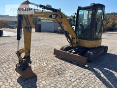 2016 Caterpillar 303.5ECR mini excavator, side view