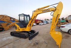2024 Komatsu PC50MR mini excavator, side view