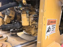 2022 Caterpillar 924K engine compartment detail