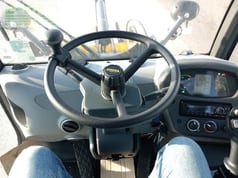 2023 New Holland W80C ZB-AG mini excavator interior cab view