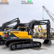 2025 Hyundai HX220HD crawler excavator, side view