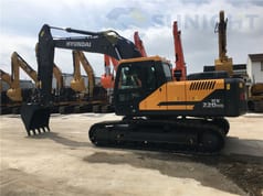 2026 Hyundai HX220HD crawler excavator side view