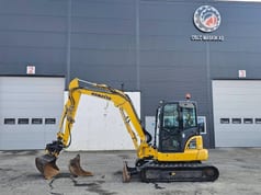 2020 Komatsu PC58MR-5E0 crawler excavator, side view