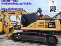 2021 Komatsu PC300 crawler excavator, side profile view 2021 Komatsu PC300 crawler excavator, side profile view