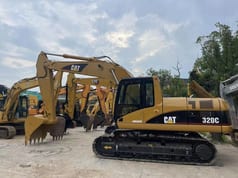 2020 Caterpillar 320C crawler excavator, side profile view 2020 Caterpillar 320C crawler excavator, side profile view
