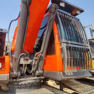 2024 Doosan DX300 crawler excavator cab and boom close-up