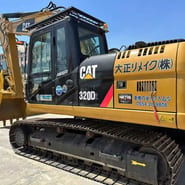 2021 Caterpillar 320D2 crawler excavator side view