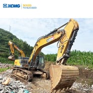 2021 XCMG XE550DK crawler excavator, front three-quarter view