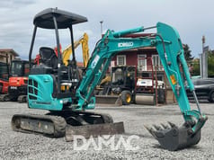 2021 Kobelco SK17SR-3E mini excavator, side view