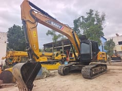 2024 Sany SY215C crawler excavator, front three-quarter view