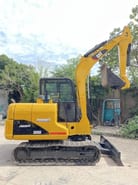 2018 Caterpillar 306D mini excavator, side view