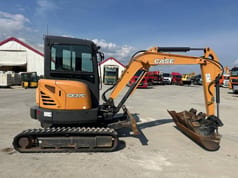 2018 CASE CX37C mini excavator side view