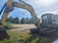 2021 Wacker Neuson ET145 crawler excavator, side view