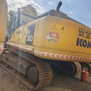 2024 Komatsu PC360-7 crawler excavator rear three-quarter view 2024 Komatsu PC360-7 crawler excavator rear three-quarter view