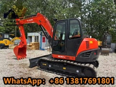 2023 Kubota KX183-3 mini excavator, side profile view