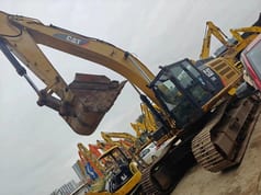 2018 Caterpillar 336E crawler excavator, side view