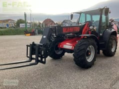 2023 Manitou MLA533 telehandler, front three-quarter view