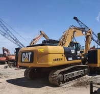 2020 Caterpillar 320DL crawler excavator, rear three-quarter view 2020 Caterpillar 320DL crawler excavator, rear three-quarter view