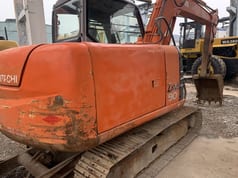 2016 Hitachi Zaxis 90 crawler excavator, rear three-quarter view