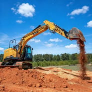 2026 Sany SY155U crawler excavator side view