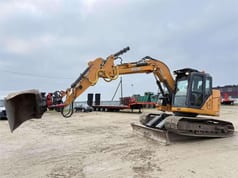 2013 CASE CX 145 C SR crawler excavator, side view