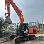 2023 Hitachi ZAXIS 200 crawler excavator, side profile view