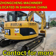 2022 Caterpillar 308D CR mini excavator, rear three-quarter view