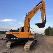 2019 Hyundai R225LC-9T crawler excavator, rear three-quarter view