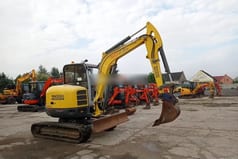 2015 Wacker Neuson 50Z3 mini excavator, side view