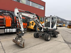 2013 Wacker Neuson 6503-2 wheel excavator, side view