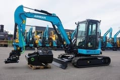 2025 Airman AX55U-7 mini excavator, side view