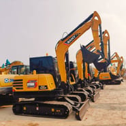 2024 Sany SY60C mini excavator, side profile view