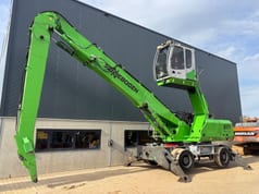 2012 Sennebogen 825 material handler side view