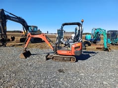 2013 Kubota KX015-4 mini excavator, side view