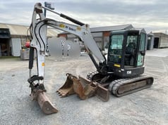 2017 Bobcat E50 crawler excavator, side view