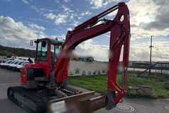 2016 Yanmar VIO50-U mini excavator, side view