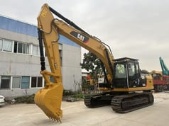 2022 Caterpillar 320D2 koparka gąsienicowa, widok z boku