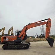 2022 Hitachi Zaxis 200 crawler excavator, side profile view