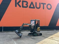 2024 Multiloader EC 18 mini excavator, side profile view