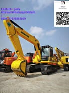 2022 Komatsu PC160 crawler excavator, front three-quarter view