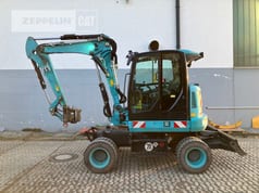 2019 Wacker Neuson ZM70 wheel excavator, side view