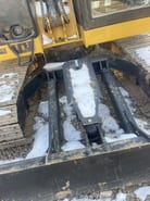 2023 Caterpillar 307.5 mini excavator blade and undercarriage view