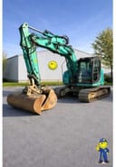 2016 Kobelco SK140SRLC-5 crawler excavator, side view