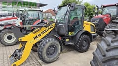 2020 New Holland W60 C mini excavator, front three-quarter view