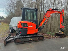 2020 Kubota U36-4 mini excavator side view