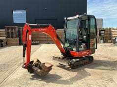 2017 Kubota KX019-4 mini excavator, side view
