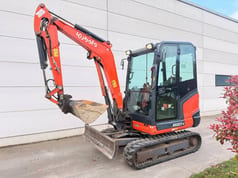 2018 Kubota KX027-4 mini excavator, side view