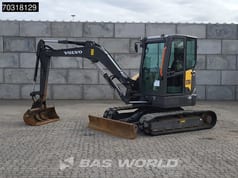 2021 Volvo ECR50F mini excavator, side view