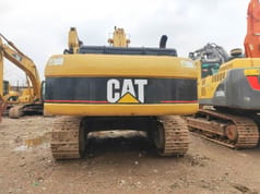 2021 Caterpillar 330C crawler excavator, rear view